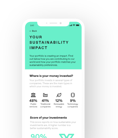 Report to your customers on the impact of their investments